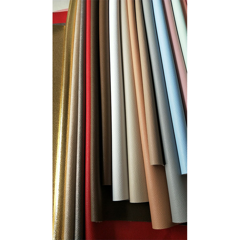 诺金皮革 细纹半pu小荔枝纹箱包皮带床头软包背景墙装饰皮直销