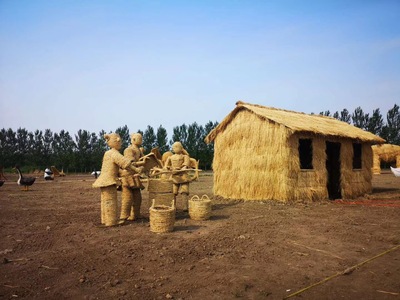 厂家生产直销仿真茅草仿真稻草样式颜色逼真经久耐用茅草屋|ru