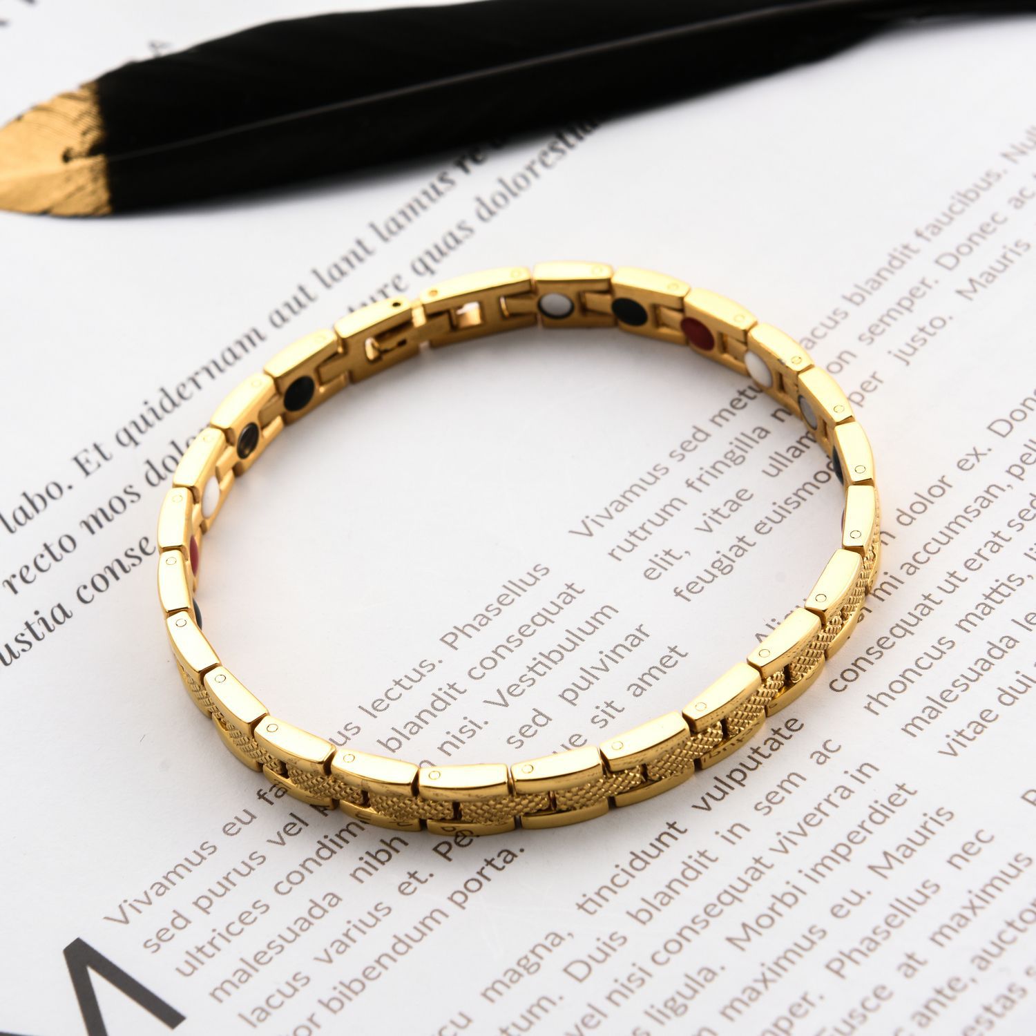 25g Weight Bracelets Classification 304 Stainless Steel Chain Material Retro Punk Solid Color 304 Stainless Steel Men's Bracelets Men's Chain Bracelets