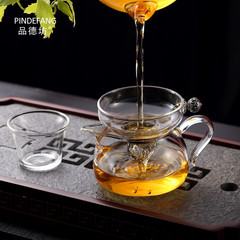 Tea Ceremony Accessories: Creative, High-Temperature-Resistant Handmade Glass Tea Strainer with Wide-Opening Design – Wholesale