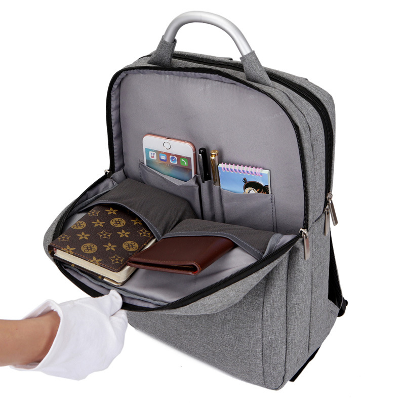 Business office notebook computer backpacks, aluminum handles, computer backpacks, school bags, conference gift backpacks with logo printing undefined