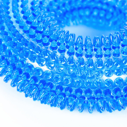 Chewable Sound Dog Toy TPR Spiky Teething Ring Tire Elastic Ball Dental Pet Toy 