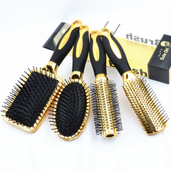 New Creative Hair Comb from 10-Yuan Store, Large Air Cushion Wide-tooth Comb, Styling Curling Comb, Black Color, Wholesale