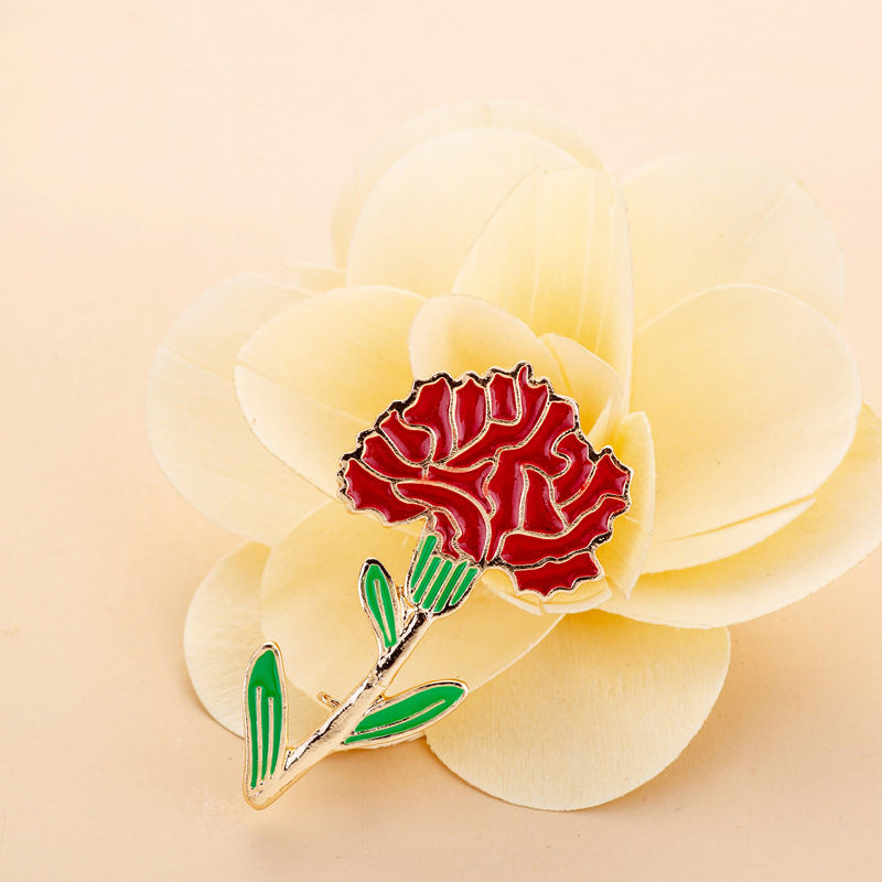 11g Weight Brooches Classification Daily Occasion Alloy Material Mother'S Day Festival Flower Pattern Women's Gender Plating Design Elegant Style Elegant Flower Alloy Plating Women's Brooches 19