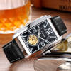 Rectangular calendar, mechanical mechanical watch for leisure