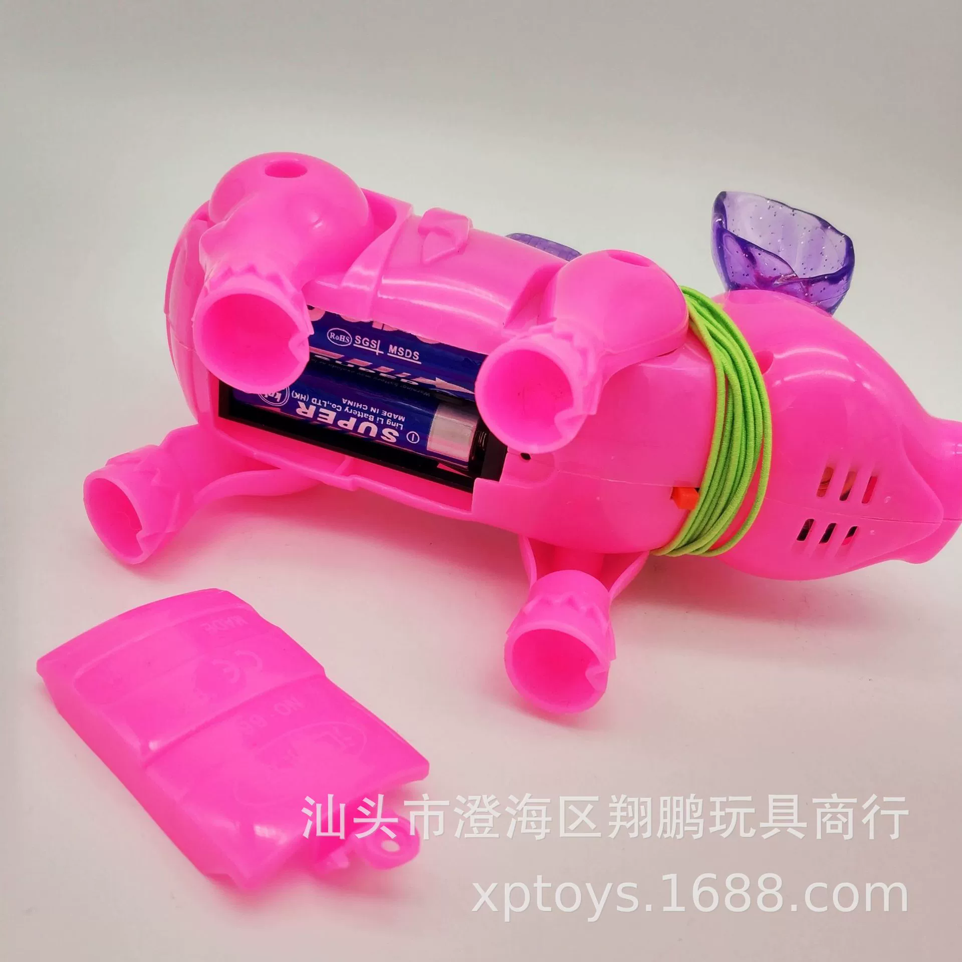 [Le Mei Toys] Электрическая светящаяся музыкальная верёвка-связыва с поросятами ночной рынок выставка бегущие реки и озеро игрушки оптом