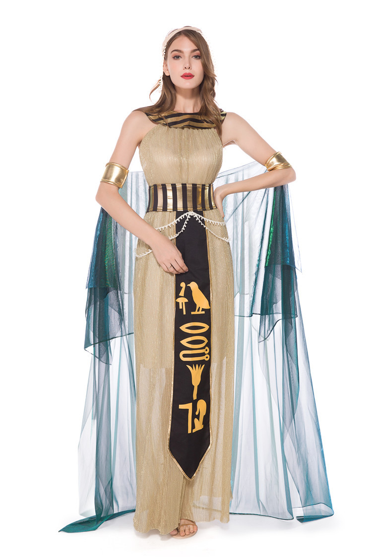Costumi di Halloween da faraone arabo-egiziano Cleopatra, costumi da dea greca per cosplay (vendita all'ingrosso)_voghion.com