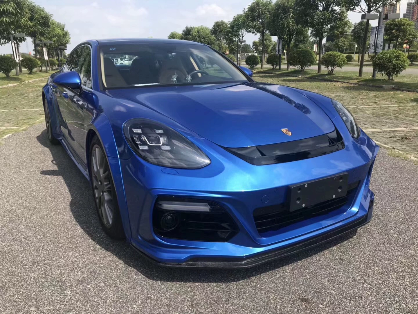Panamera 971 модифицированный TeChart TECHART TECHART wide-боди большой окружающий хвостовой выхлоп