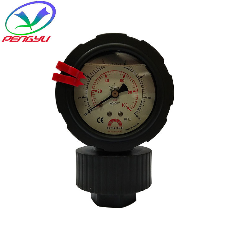 原装进口台湾华记STIKO SAFE PP隔膜压力表 7KG