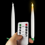 Рождество свеча 8 кнопка на пульте дистанционного управления полюс свеча дистанционное управление свеча свет пластик led клип свеча рождество декоративный свеча