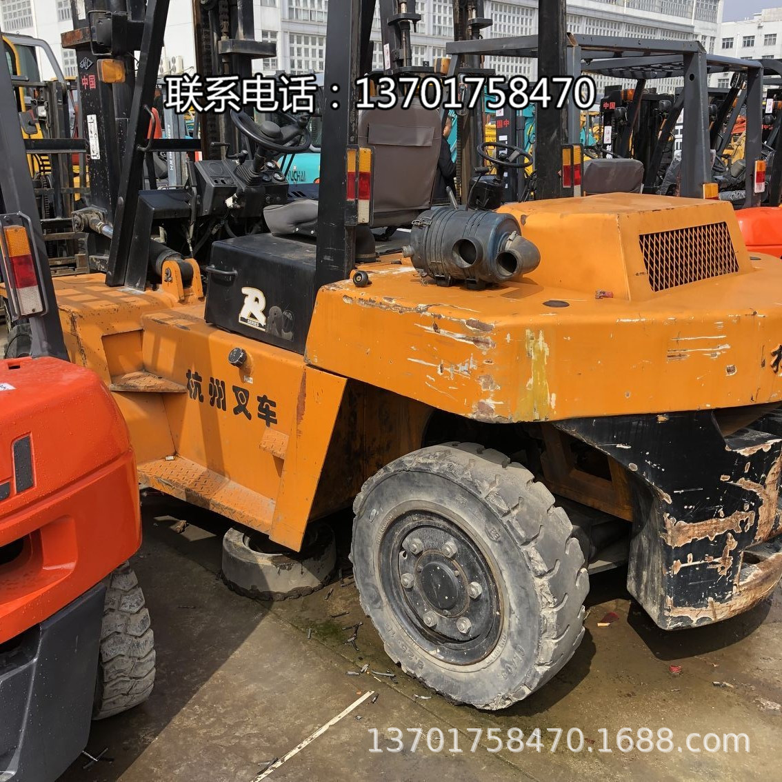 上海二手叉车市场出租出售 二手杭州6吨叉车 杭叉2手6吨柴油叉车