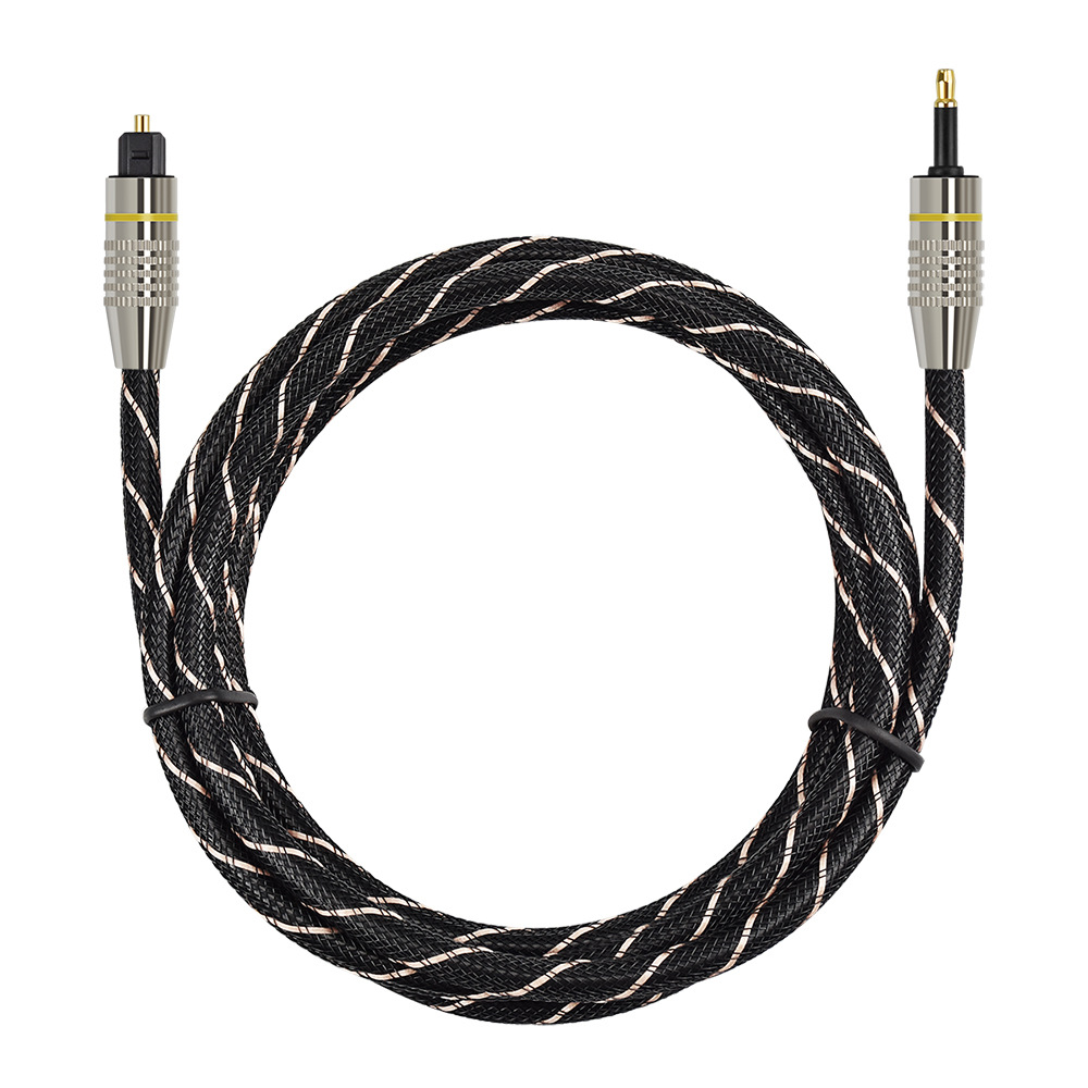 EMK3.5 audio cable optical fiber audio square turn set-top box optical fiber connection line directly sells 1M-10 3
