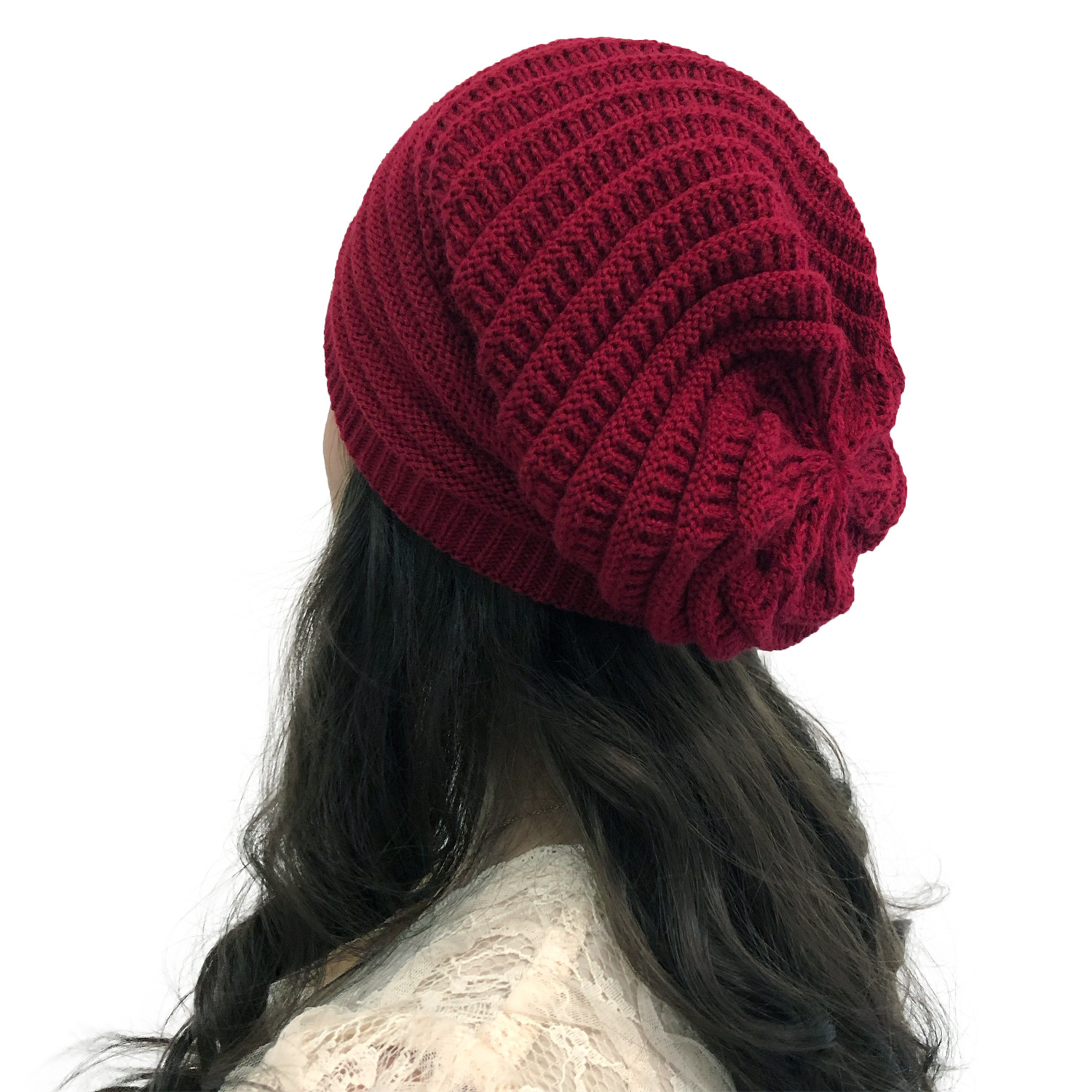 Mujeres Moda Raya Sin Alero Gorro De Lana display picture 11