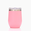 Cross -border 304 eggshell cup stainless steel red wine insulation cup beer vacuum U -shaped egg cup portable water cup customization