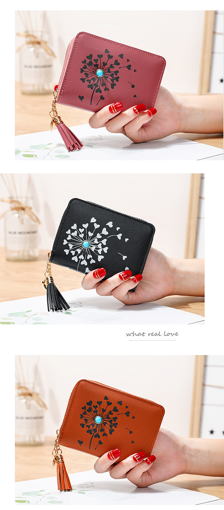 Women's Solid Color Pu Leather Zipper Wallets display picture 1