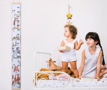 ins新款家居兒童身高尺 北歐DIY簡約創意裝飾牆貼壁掛SH306