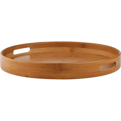 现货竹圆托盘餐盘竹热弯工艺圆盘 竹圆托盘餐盘