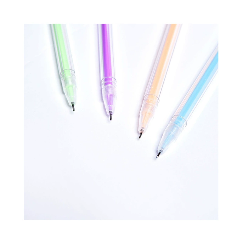 Роллер-колон Highlighter ручка, ручная работа, белый-серебристый, 0.6 мм, детские мультицветные варианты