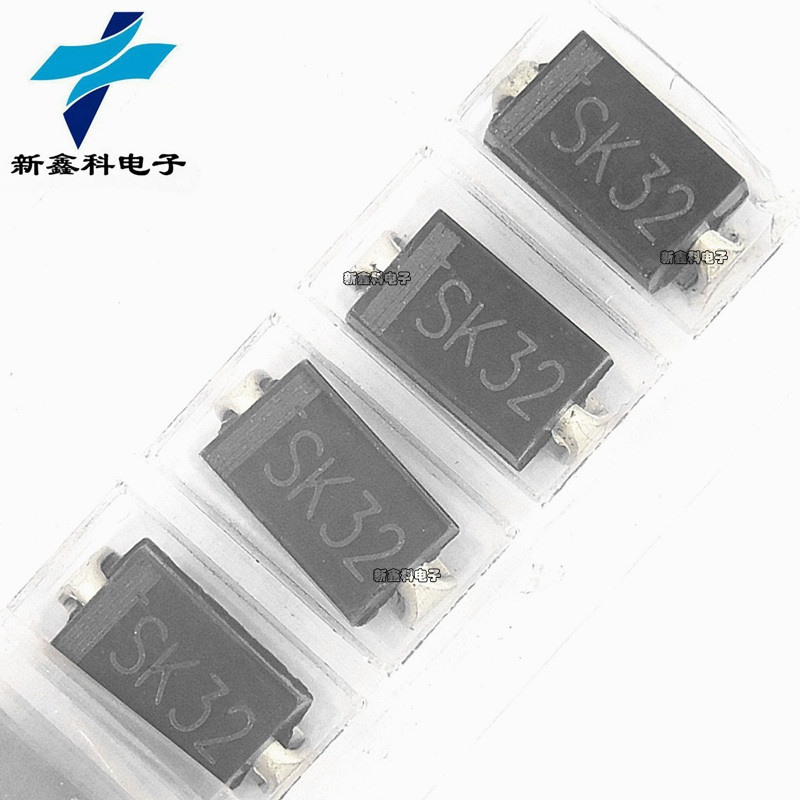 SK32 SMA DO-214AC 贴片肖特基二极管 印SK32 全新现货