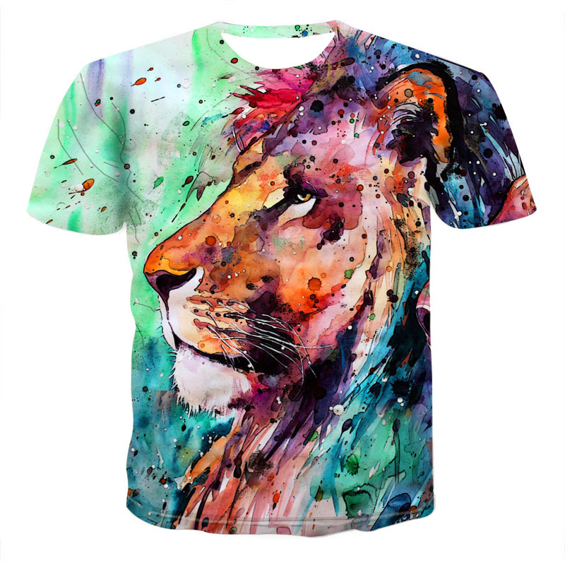 T-shirt imprimé en 3D Homme - Ref 3424285 Image 9