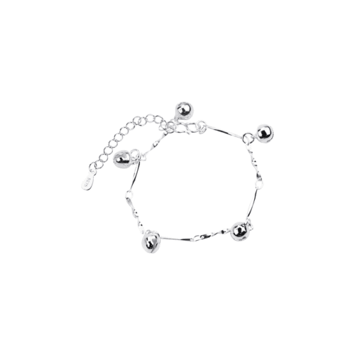 Low price cheap silver anklet, Korean style fashion five bell bracelet, retro foot ornament, Yiwu small commodity manufacturer wholesale