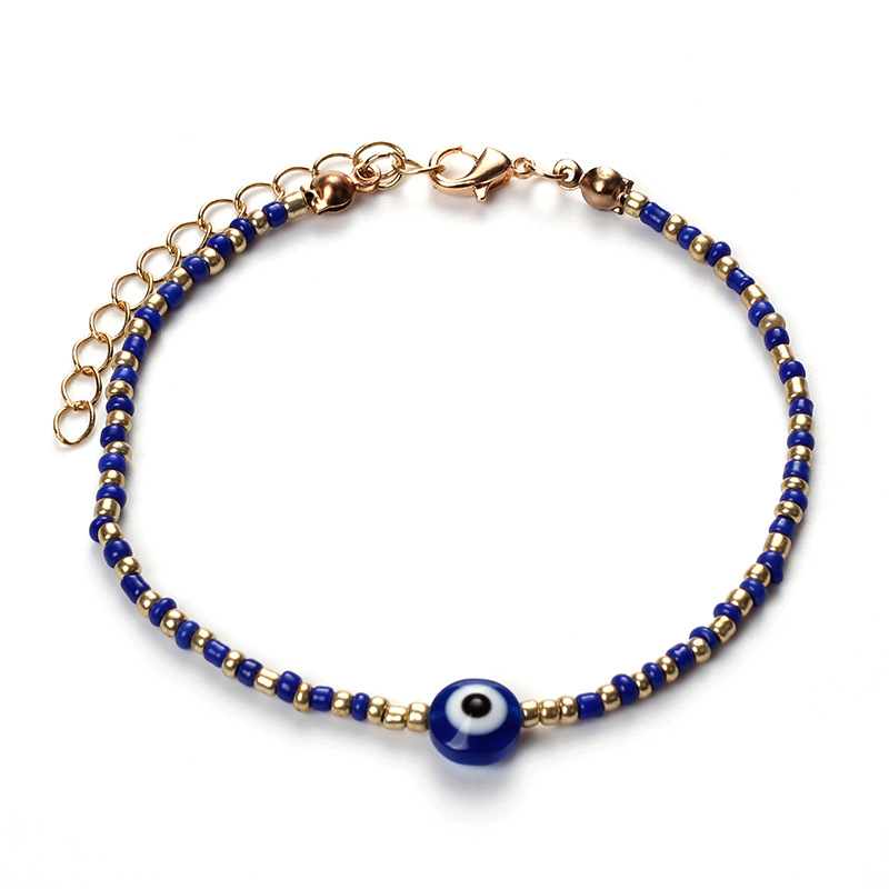 12g Weight Bracelets Classification 1 Piece Quantity Street Occasion Simple Style Eye Glass Glass Women's Bracelets