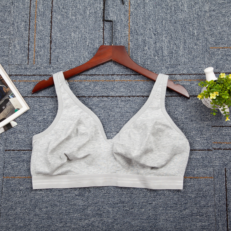 A generation of AliExpress supply comfortable no steel ring cotton sweat-absorbent underwear Super Book large size bra CDEF