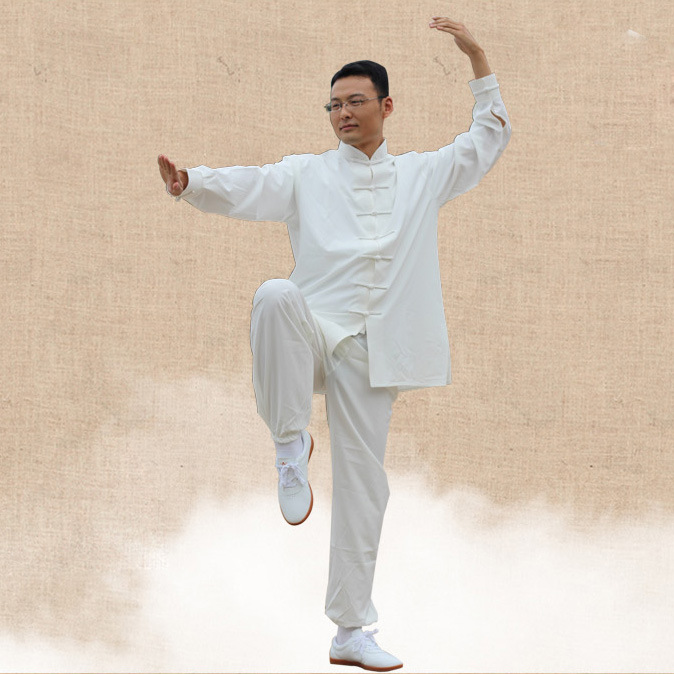 Henan Pretty Taiji boxing clothing Flax texture of material summer Tai Chi clothes Uniforms