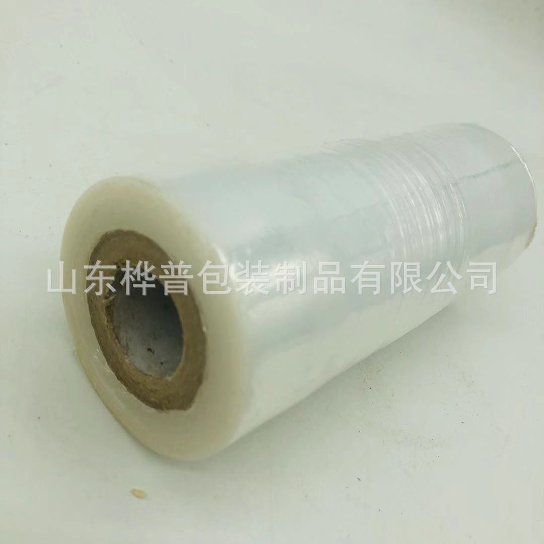工厂直售50cm拉伸膜手用缠绕膜保护膜托盘包装小纸管膜自粘膜薄膜