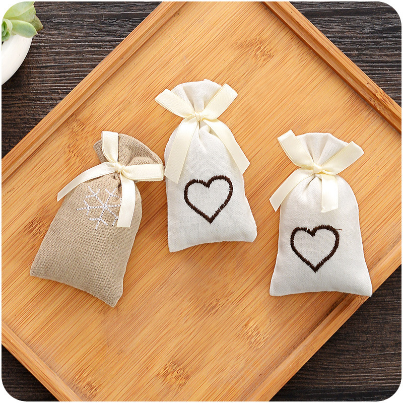 布艺香包刺绣清新小香袋多香型家用衣柜除味除湿香囊香薰包 B322|ms