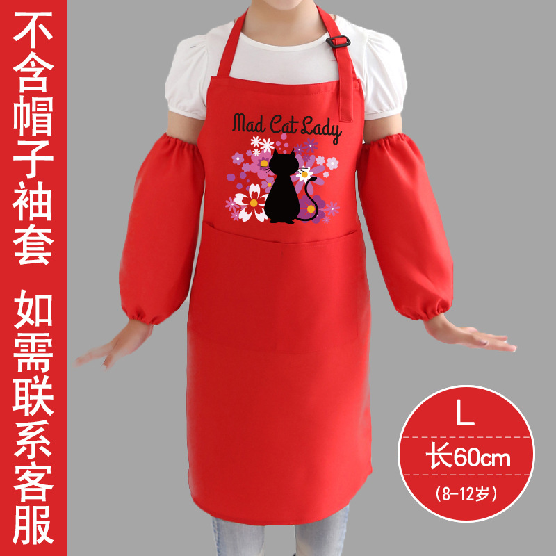 Niños DIY pintura ropa impresión personalizada LOGOTIPO delantal anti-incrustante para niños de jardín de infantes arte pintura