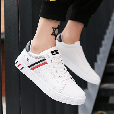 2019新款时尚休闲百搭小白鞋潮流运动鞋校园学生鞋低帮男板鞋批发|ru