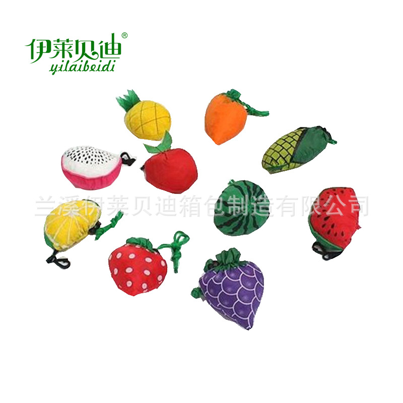 现货批发水果袋草莓袋 礼品促销水果收纳袋 购物袋厂家加印logo