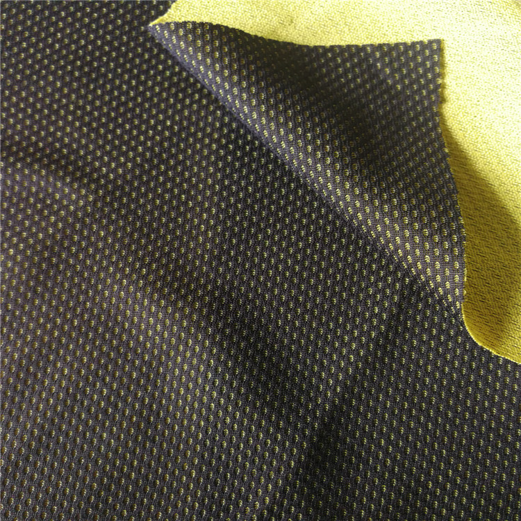 双色阳离子鸟眼网眼布，足球篮球运动服装面料