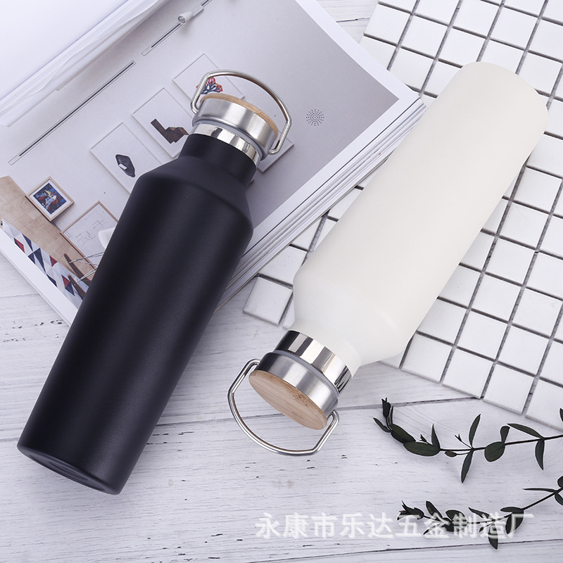 厂家直销双层真空不锈钢保温水瓶户外登山运动水壶大容量汽车杯