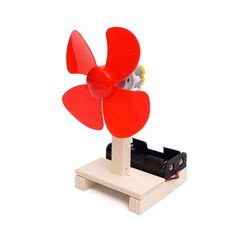 Tech Small DIY Electric Fan Primary School Kindergarten Science Experiment Model Brain Teaser Assembly Educational Toy