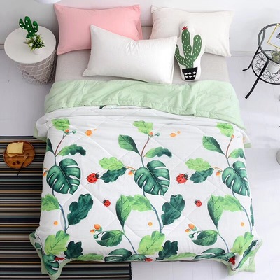 微商爆款水洗棉夏凉被单双人空调被批发一件代发礼品赠品厂家直销|ms