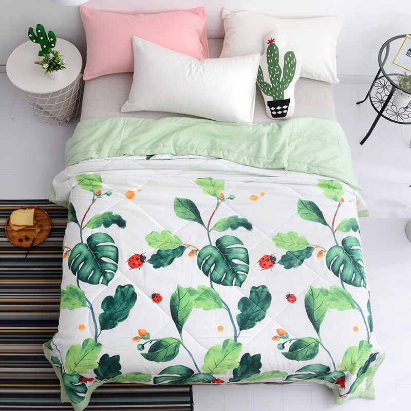 微商爆款水洗棉夏凉被单双人空调被批发一件代发礼品赠品厂家直销|ms