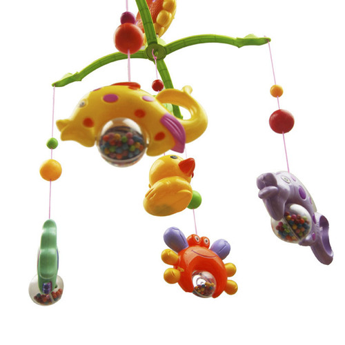 Chain Rotation Music Baby Mobile Toddler Toy Infant Rattles 0-3 Years Baby Cross-border Gift