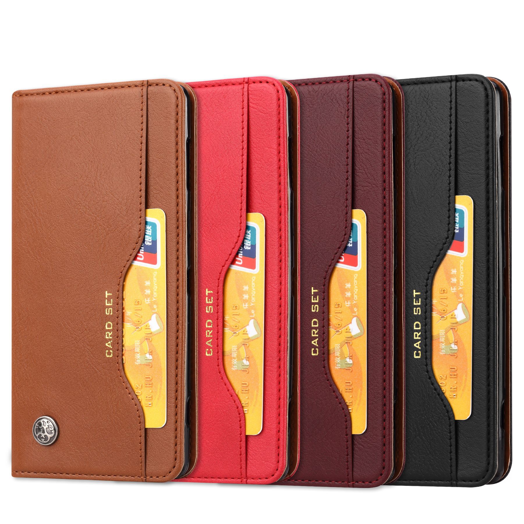 适用于SONY XZ3皮套经典揉皮插卡钱包手机壳XZ3商务保护套手机套