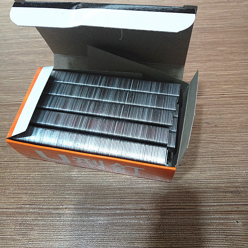 厂家批发U型钉门型钉1008F码钉手动码钉枪专用钉射钉枪配套2400枚|ms