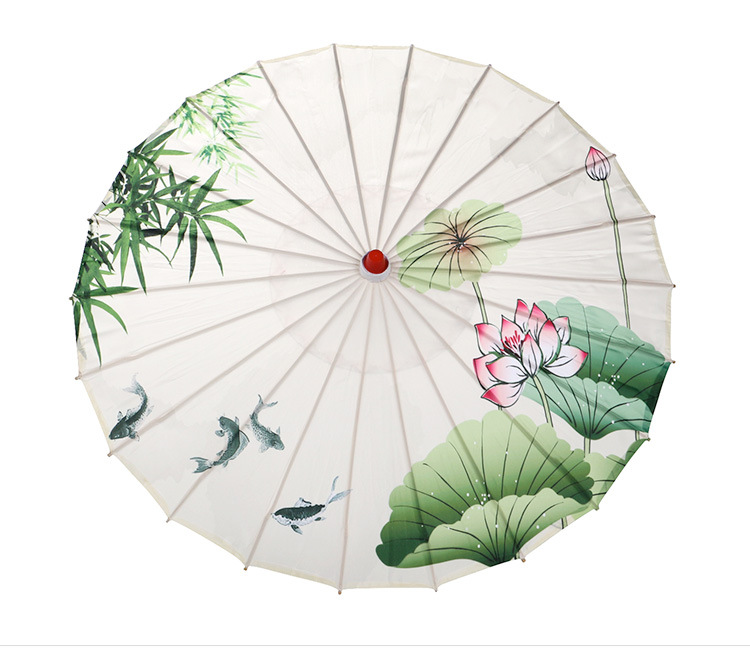 Wholesale of wedding product creative decorative umbrellas, handcrafted bamboo edge craft multi-color oil-paper umbrellas, scenic area event decorative umbrellas, dance prop umbrellas detail image 10