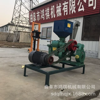 黑龙江谷子水稻脱壳碾米机电动黄豆玉米碾米机立式碾米机鸿祺机械