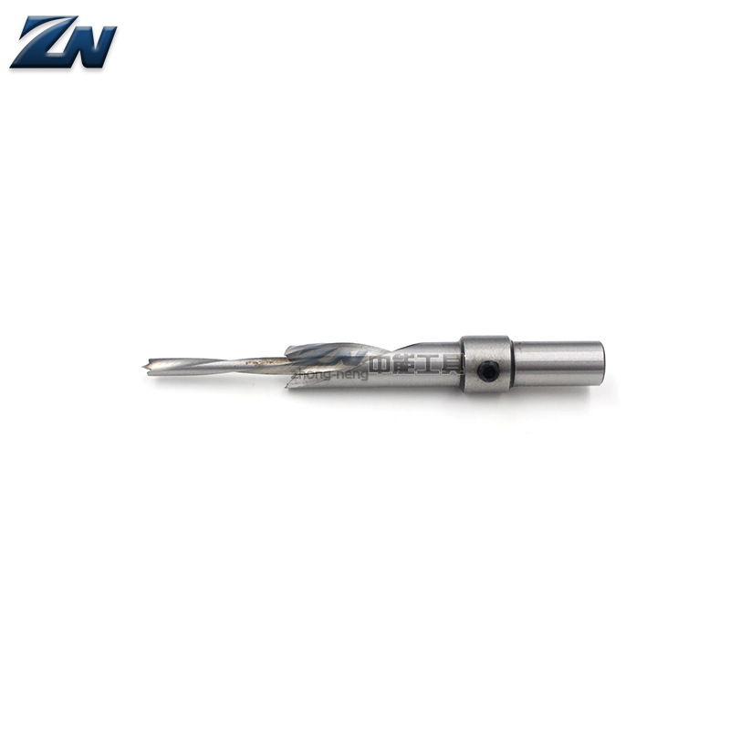 沙拉钻高速钢木工钻头螺丝取孔沉孔钻沉头阶梯钻二级台阶子母钻