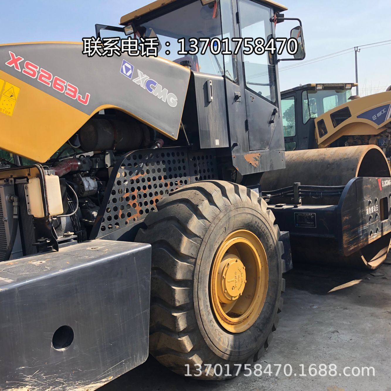 二手22吨26吨振动压路机价格 原装22t26t单钢轮震动压路车租售