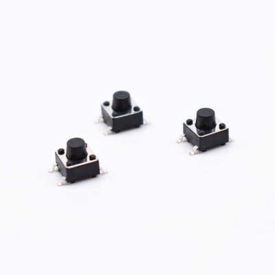 轻触开关6*6*7 四脚立式插脚贴片按键开关 插脚轻触开关 按键