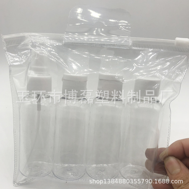 厂家供应PET60ML透明塑料瓶旅行套装化妆品分装瓶乳液瓶化妆水瓶