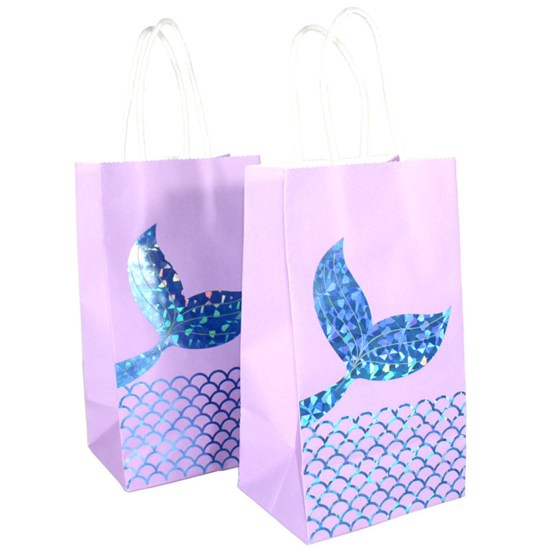 Mermaid Paper Party Gift Bags 1 Piece display picture 9