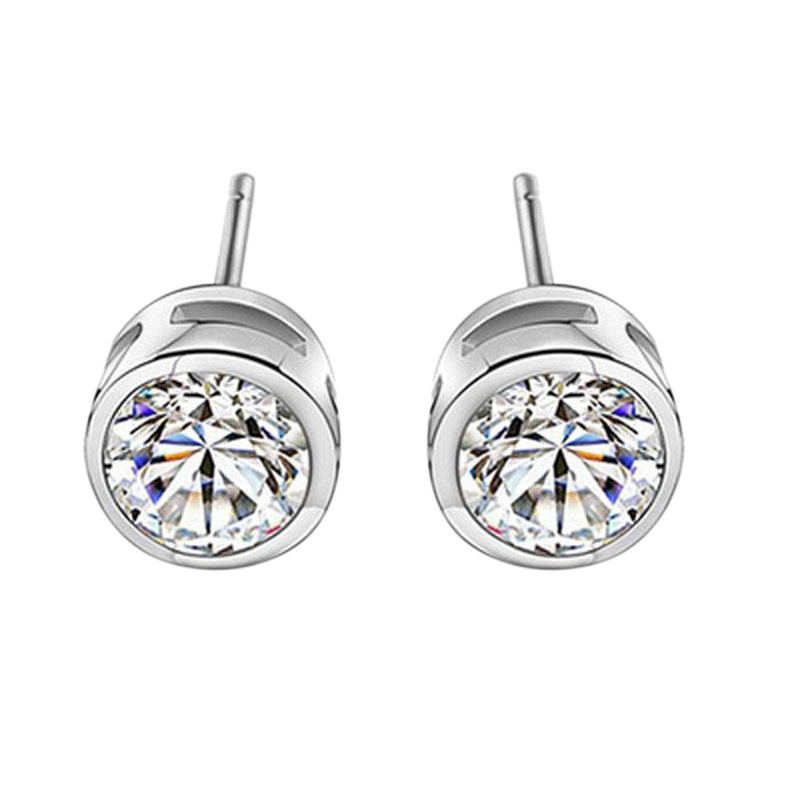 990 Silver earrings Korean Edition circular random Pomegranate Bracelet Silver locks Pendant Ring