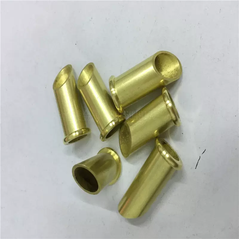 黄铜管切割斜口 黄铜管切割45度 国标环保无铅铜 黄铜套 黄铜直通